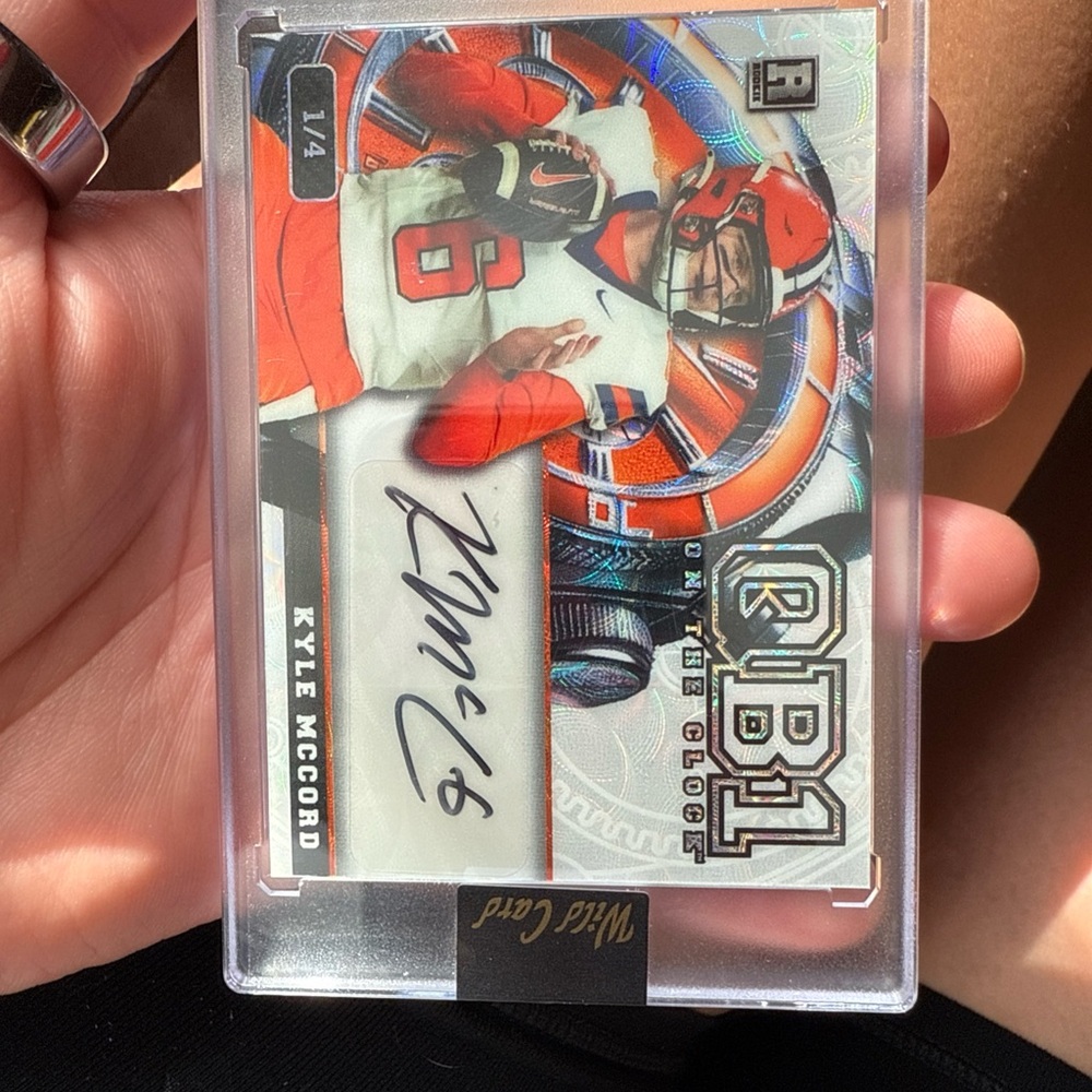 Kyle McCord QB1 Football Trading Card 1/4